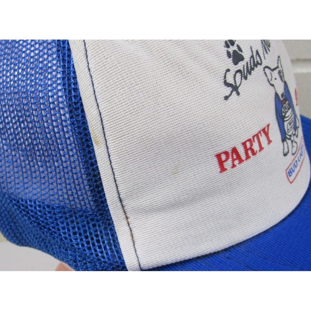 Vintage Bud Light Promo Snapback Trucker Hat Spuds Mackenzie Party Animal Beer - Picture 8 of 15